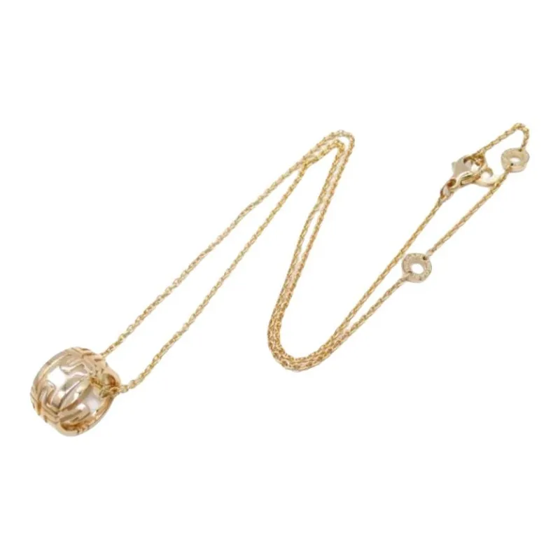 BVLGARI 2010s 18K Rose Gold Parentesi Necklace-1