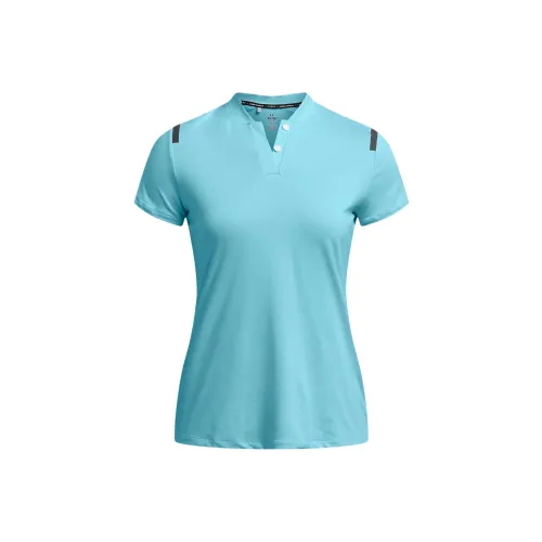 Under Armour Curry Splash Polo Shirt Women's Blue