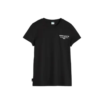 PUMA TEAM T Shirts Women's Black