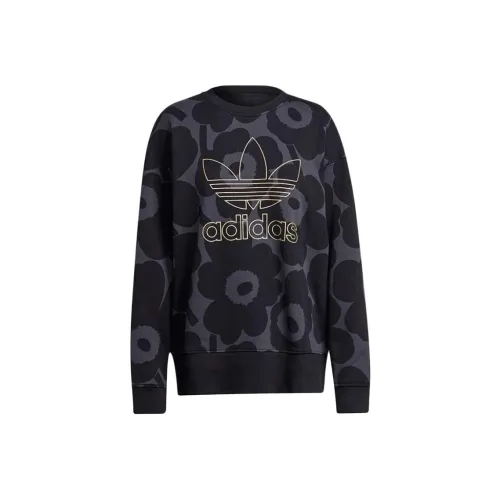 Adidas Originals Adidas X Marimekko Collaboration Sweatshirts Women's Black