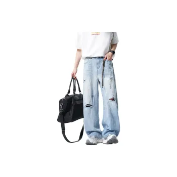 OPMO Jeans Unisex Light Blue