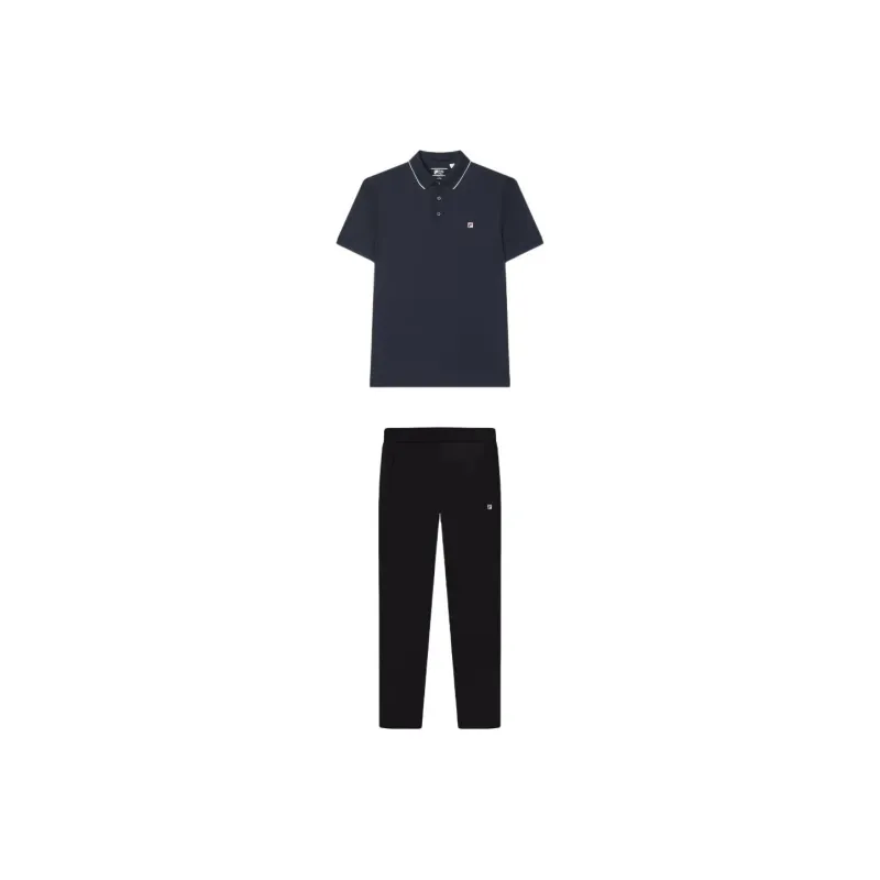 FILA Casual Sportswear Men Legend Blue+Jet Black-0
