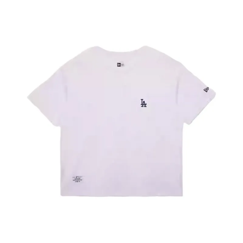 New Era Drop Shoulder Sleeve T-Shirt Women's Light Gray-0