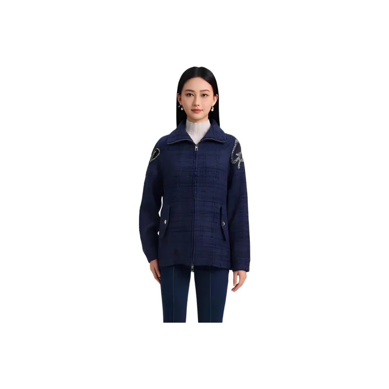Blood Glitter Jackets Coats Women's-1