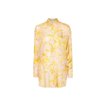 Zimmermann Floral-Printed Long Sleeved Shirt