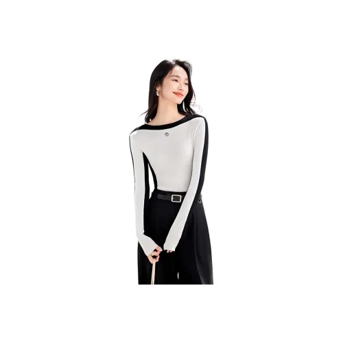 La Chapelle Knitwear Women's Black & White