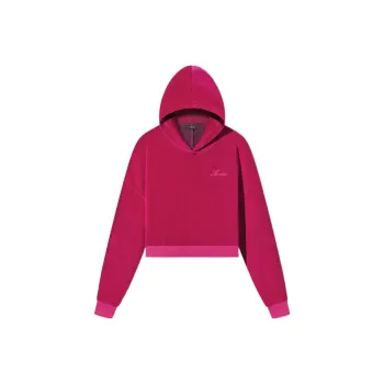 AMIRI Cropped Hoodie 'Fuschia Pink'