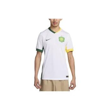 Nike Dri-Fit Soccer Jerseys Men's White/Canyon Green/Travel Yellow/Canyon Green