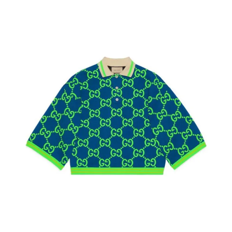 GUCCI Polo Shirts Women's Green-0