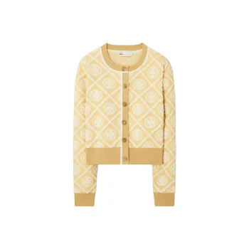 TORY BURCH SS24 Knitwear Women's Light Brown