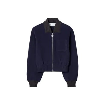 TORY BURCH Wool Bomber Jacket