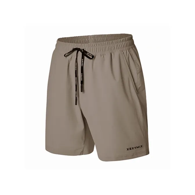 XEXYMIX Casual Shorts Men's Dark Beige-0