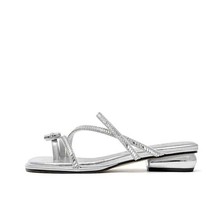 FIVE PLUS Rubber Sole Slip Resistant Slide Slippers Women's-6