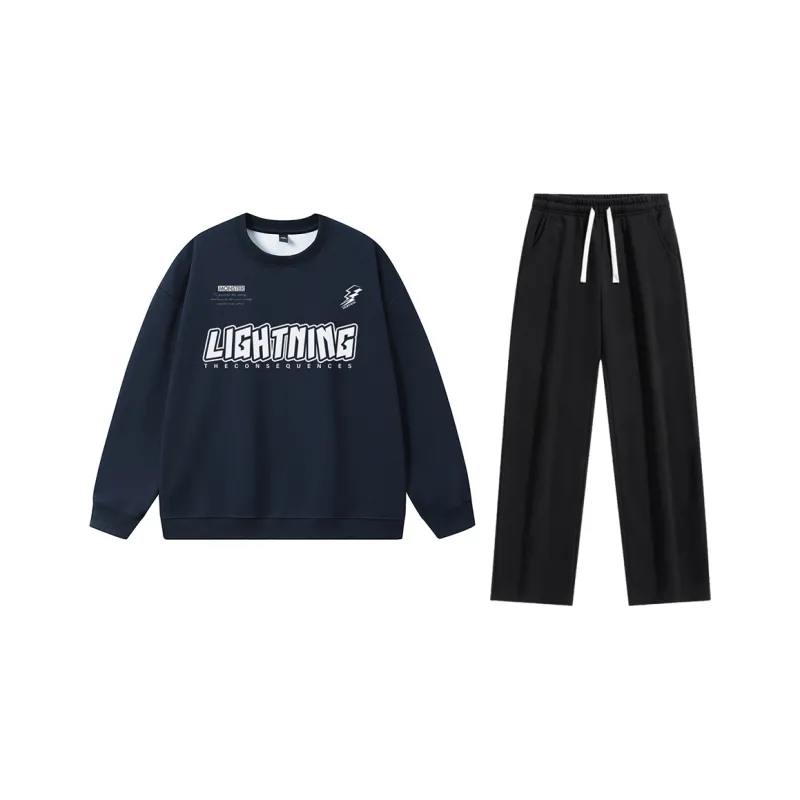 LIGHTNING MONSTER Sweatshirt Set Unisex-6
