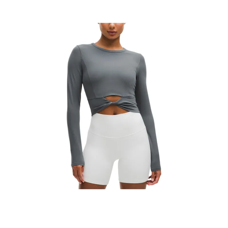 Lululemon Nulu™Cropped Collection Shirt Women's Black-6