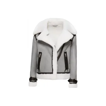 ALLSAINTS Jackets Coats Women's Blue Gray Searling Duckegg