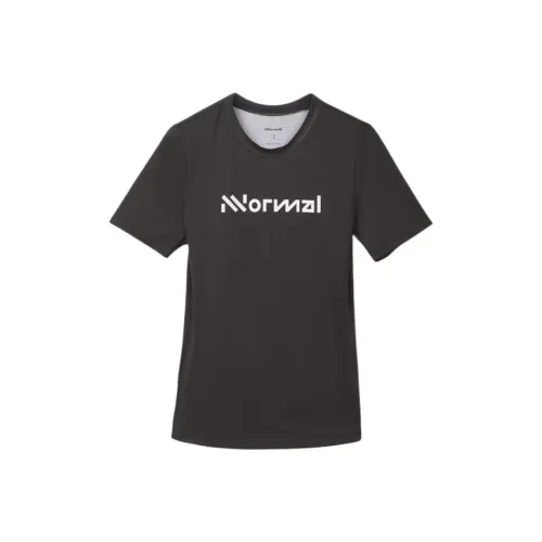 NNormal 블랙 여성 티셔츠