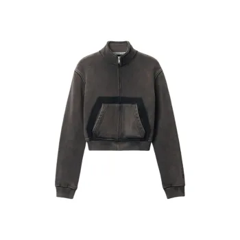 Alexander Wang Zip-Up Cropped Jacket