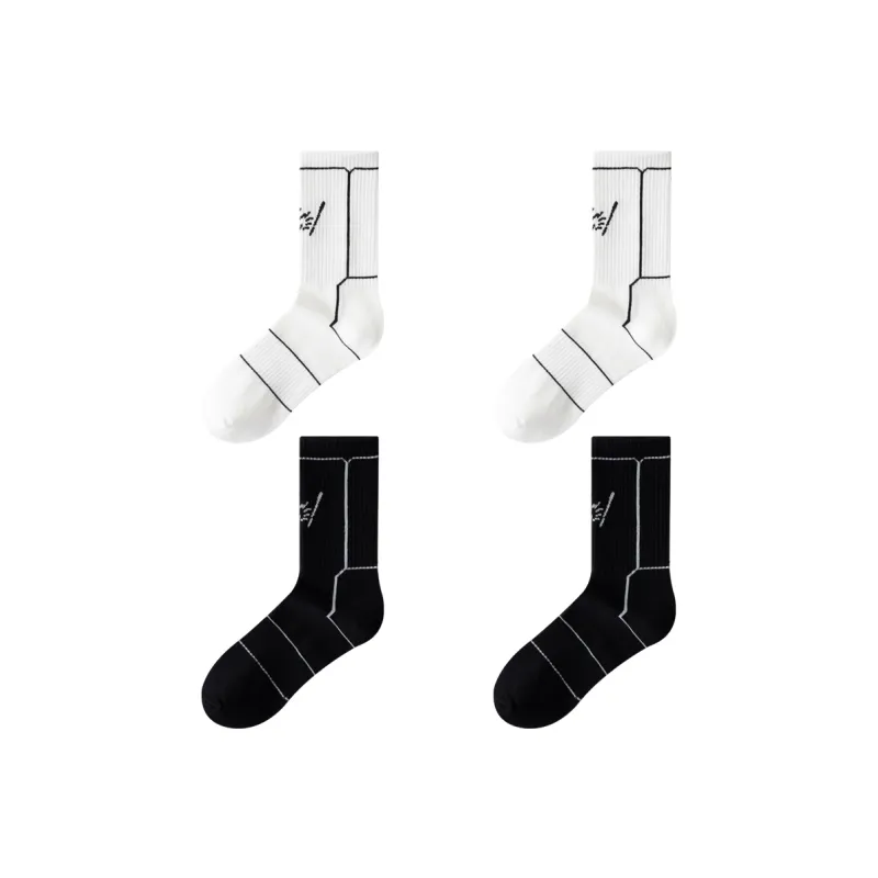 ROBINHOOD Mid Calf Socks Unisex 4 Pack-25