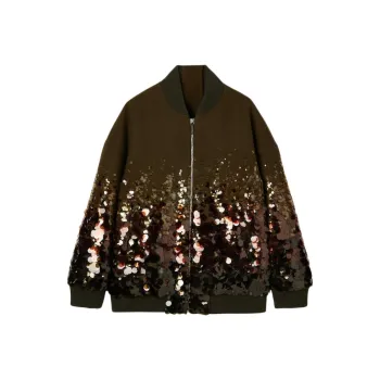 GUCCI Sequinned Zip-Up Jacket