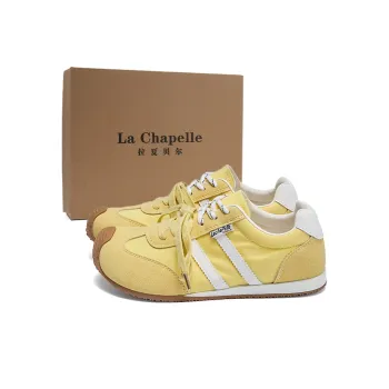 La Chapelle Wear resistant And Lightweight Low Top Casual Shoes Women's Lemon