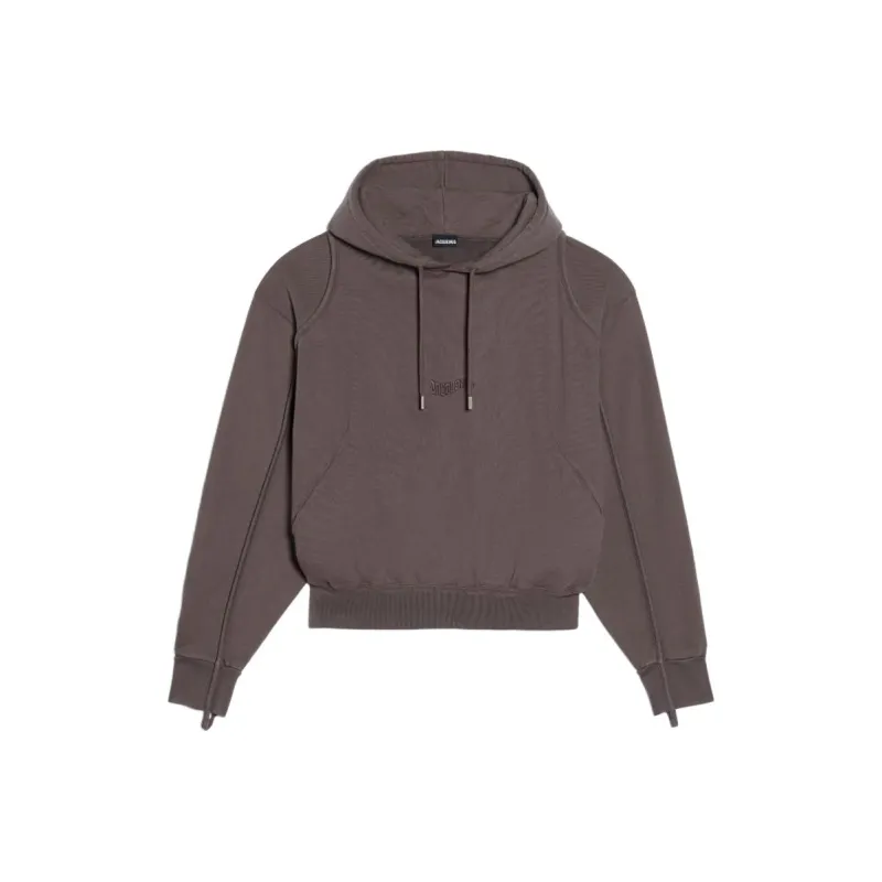 Jacquemus Le Sweatshirt Camargue Hoodie Dark Brown-25