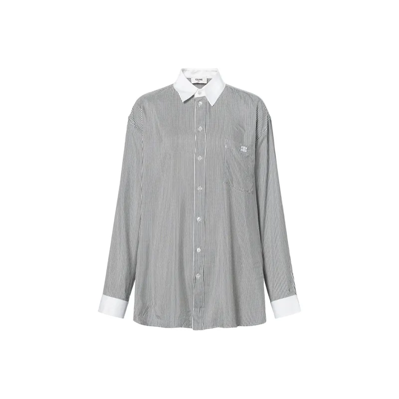 CELINE Shirts Women's Black/White-0
