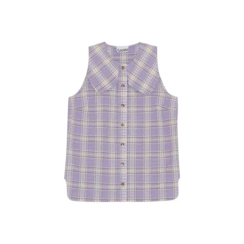 GANNI Shirts Women's Purple