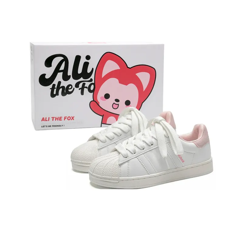 ALI THE FOX Slip Resistant Cushioning Abrasion Resistant Lightweight Low Top Skateboard Shoes Unisex-0