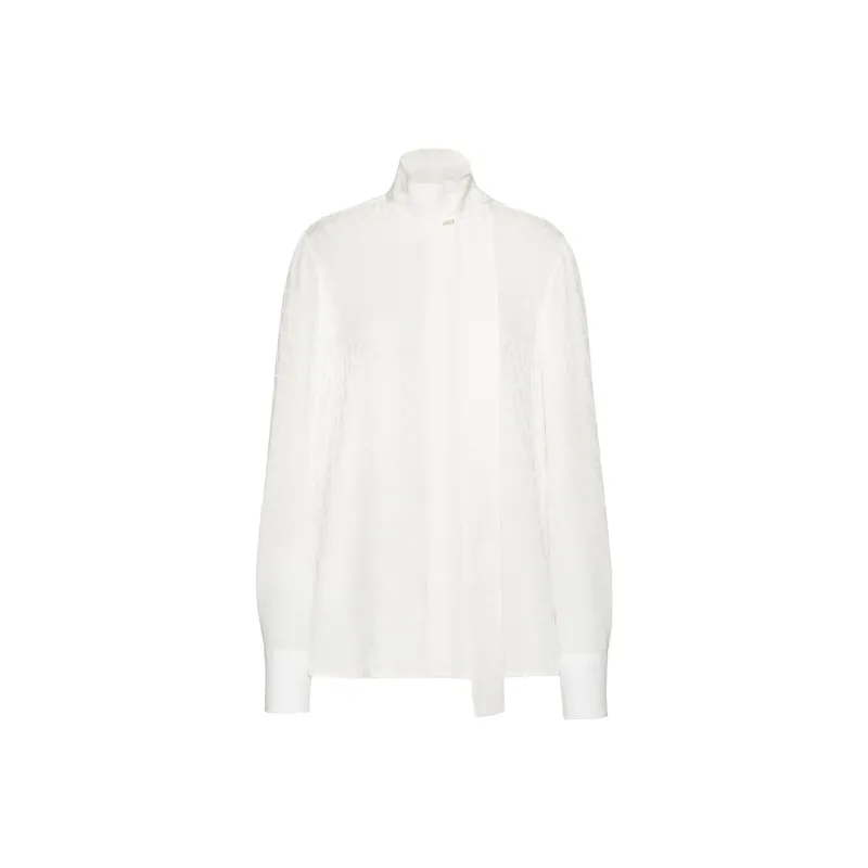 Valentino Toile Iconographe High Neck Blouse-0