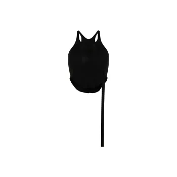 Rick Owens DRKSHDW Asymmetric Organic Cotton Crop Top
