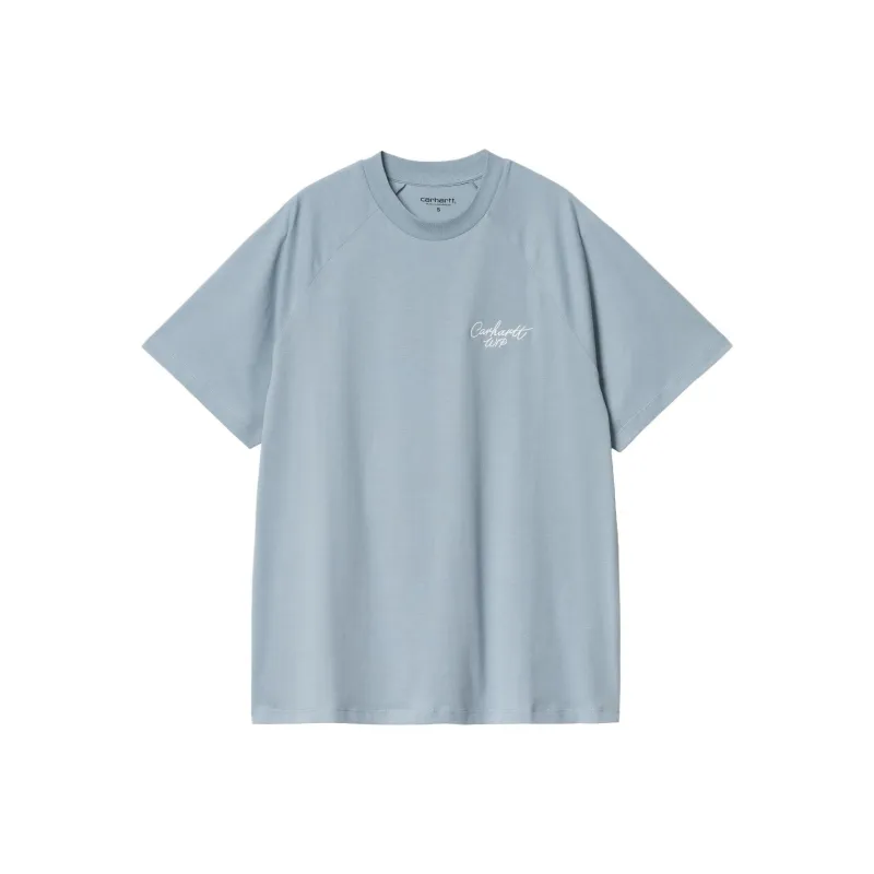 Carhartt WIP Raglan Sleeve T Shirt Women's Sky Blue-0
