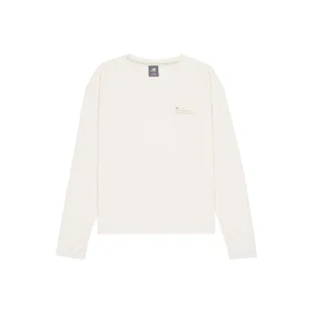 New Balance Drop Shoulder Sleeve T Shirt Women's Ivory White