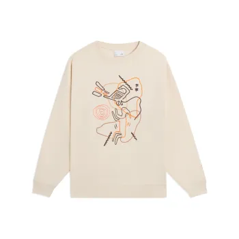 LiNing Sports Life Collection Sweatshirt Women's Swan White