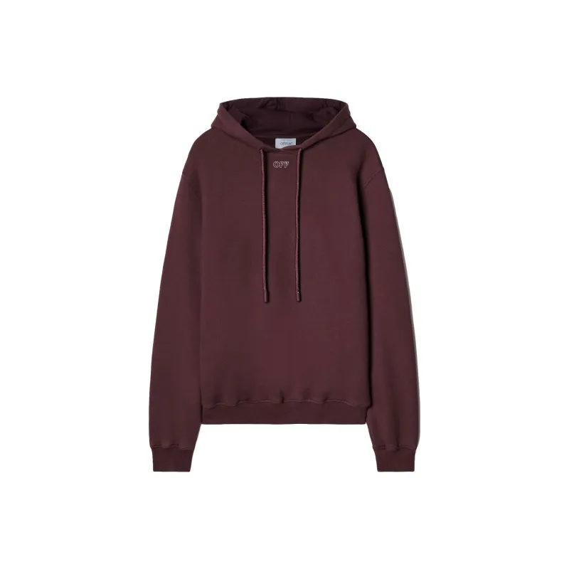 OFF WHITE Arrows embroidered Cotton Hoodie-0