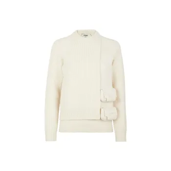 FENDI Pocket Detailed Crewneck Jumper