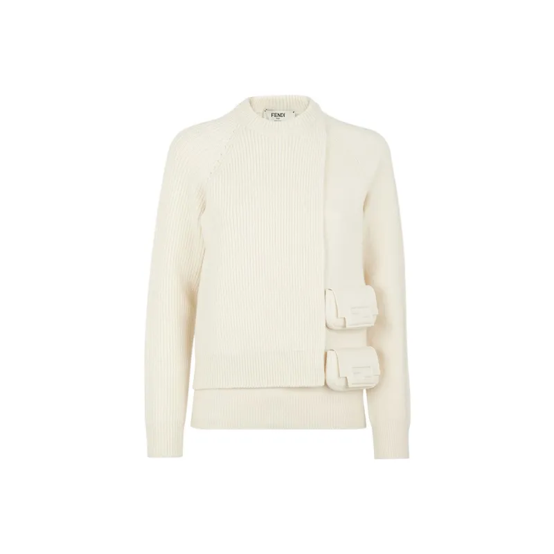 FENDI Pocket Detailed Crewneck Jumper-0