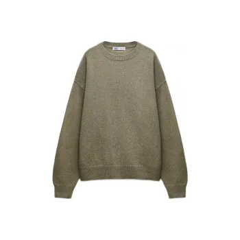 ZARA Cashmere Sweater Women's Light Green
