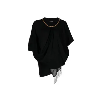 JUNYA WATANABE Fringe detail Draped Top
