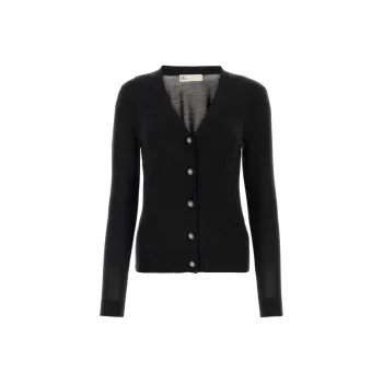 TORY BURCH Button-Up V-Neck Cardigan