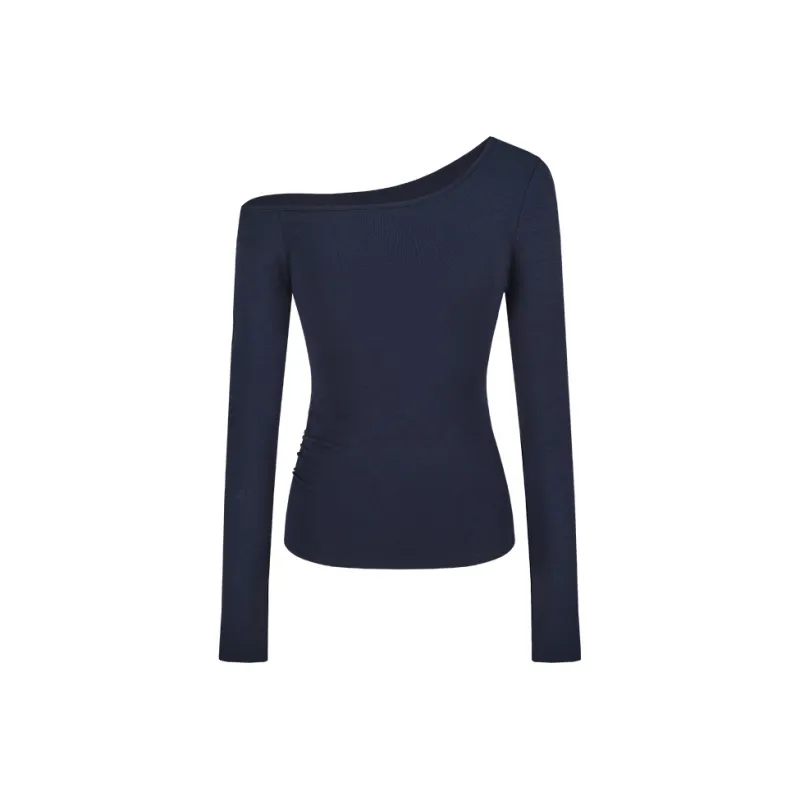 ONE SHALLOW Drop Shoulder Sleeve T Shirt Women's-5