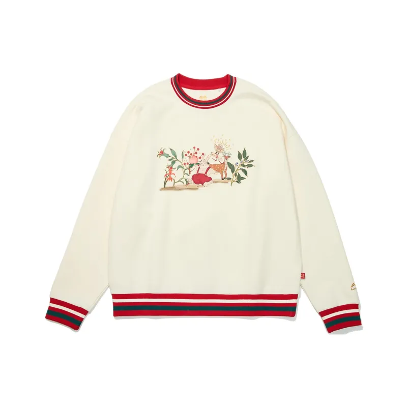 LiNing Sports Trend Series Sweatshirt Women's Ecru-0