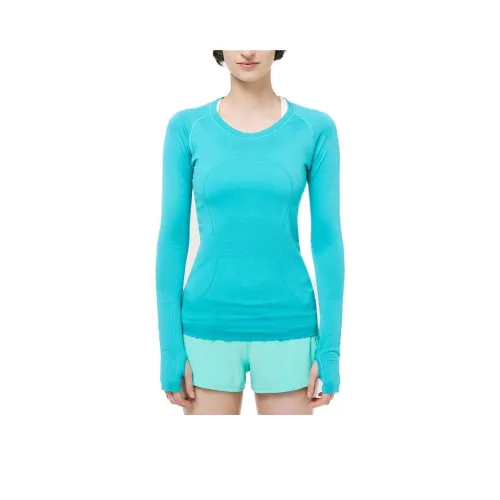 Lululemon Raglan Sleeve T-Shirt Women's Green Chalcedony/Green Chalcedony Swiftly Tech