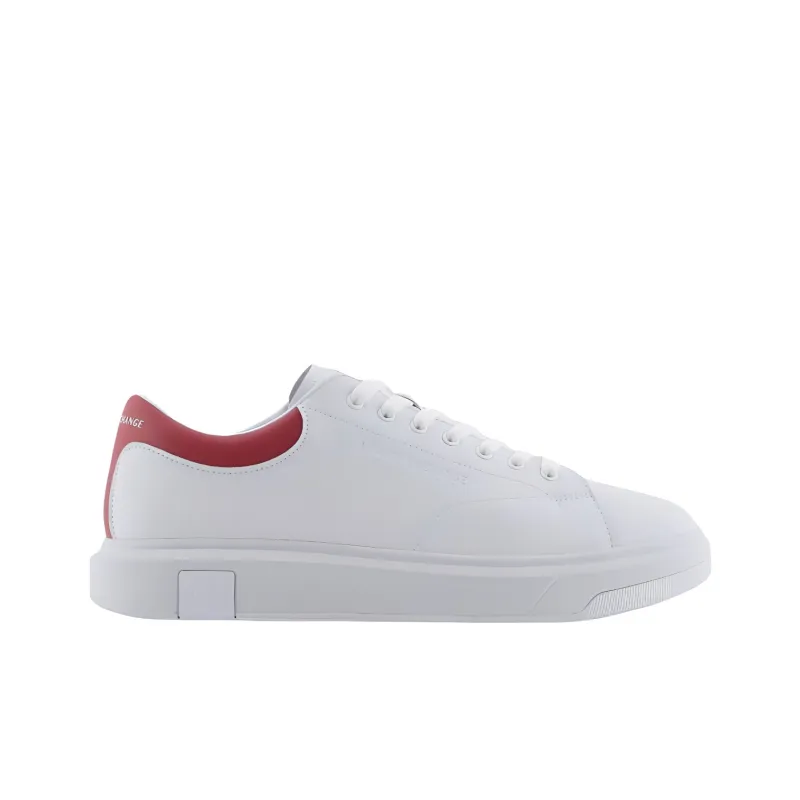 ARMANI EXCHANGEAE Low Top Skateboard Shoes Men's White-1