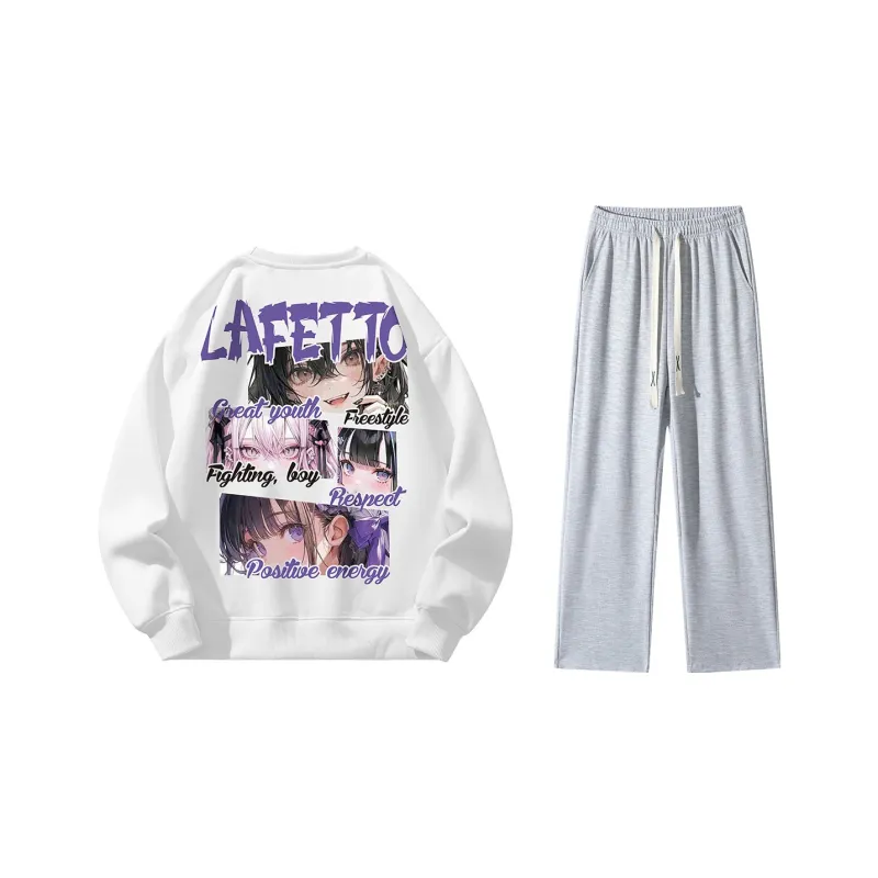 Lafetto Sweatshirt Sets Unisex-14