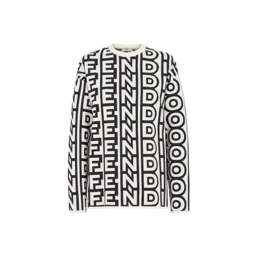 FENDI By Marc Jacobs Two Fioletowy Knit Sweater Multicolor