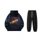 Navy Blue Top+Black Bottom Pants