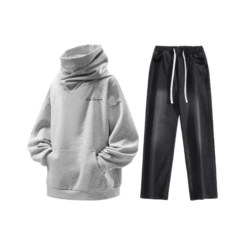 A.X.S.K Sweatshirt Sets Unisex-12