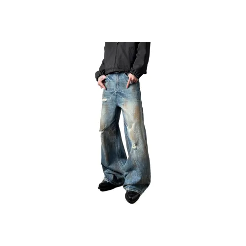 KVIV Jeans Men Vintage Blue 