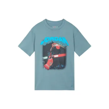 Jordan Drop Shoulder Sleeve T Shirt Women's Ozone Blue